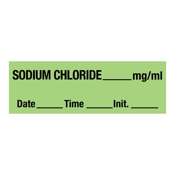 Sodium Chloride_mg/ml DTI 1/2 x 500 Lime w/Black